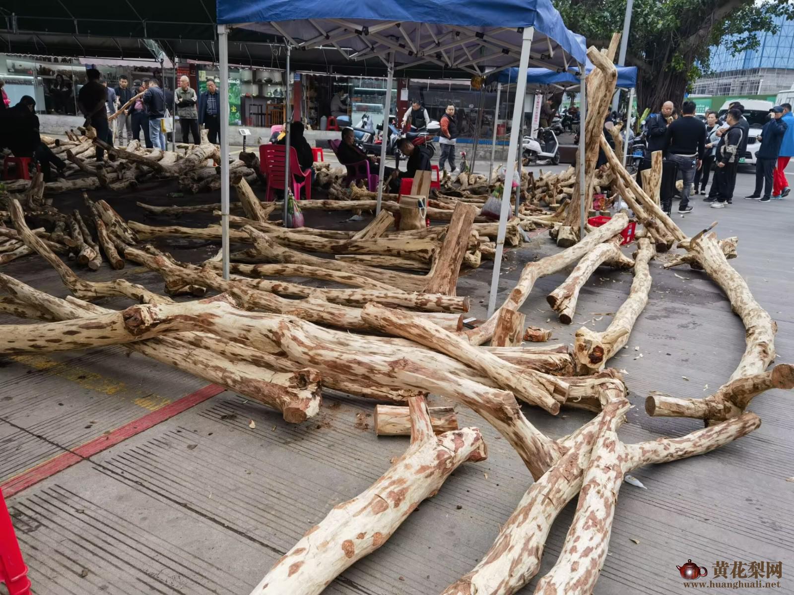 海南黄花梨市场上的海南黄花梨新料